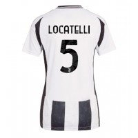 Camiseta Juventus Manuel Locatelli #5 Primera Equipación para mujer 2024-25 manga corta